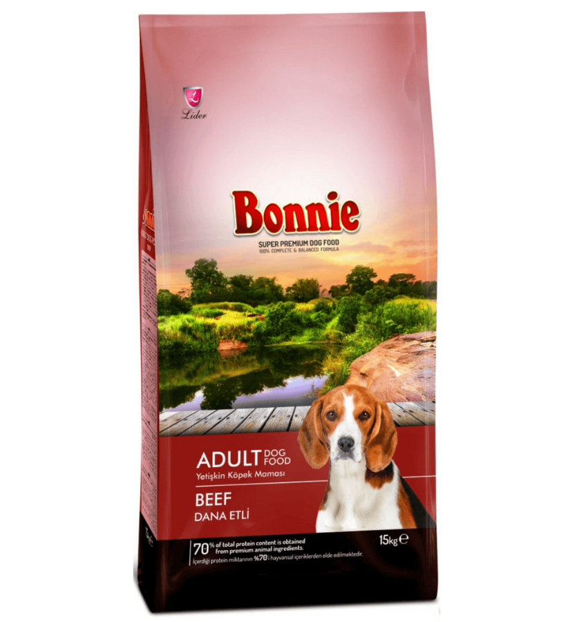 Bonnie Adult Dog Food – Beef 15kg