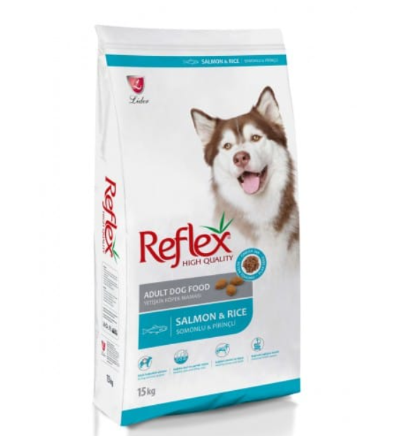 Reflex Premium Adult Dog Food – Salmon & Rice 15kg