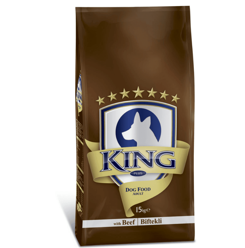 King Plus Dog food - beef 15kg