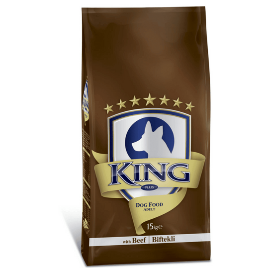 King Plus Dog food - beef 15kg
