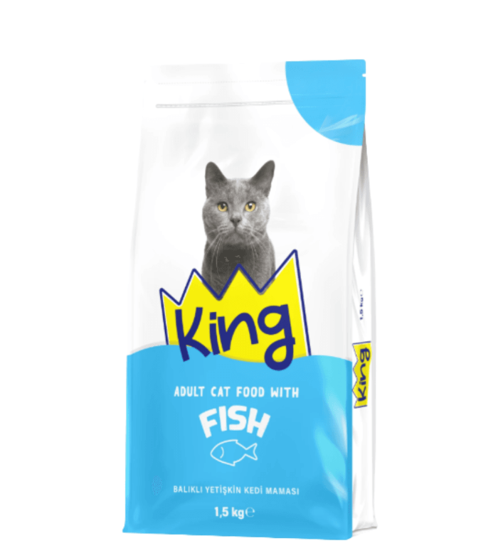 King Adult Cat Food – Fish 1.5kg