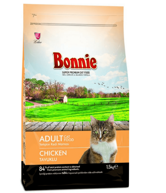 Bonnie Adult Cat Food – Chicken 1.5kg
