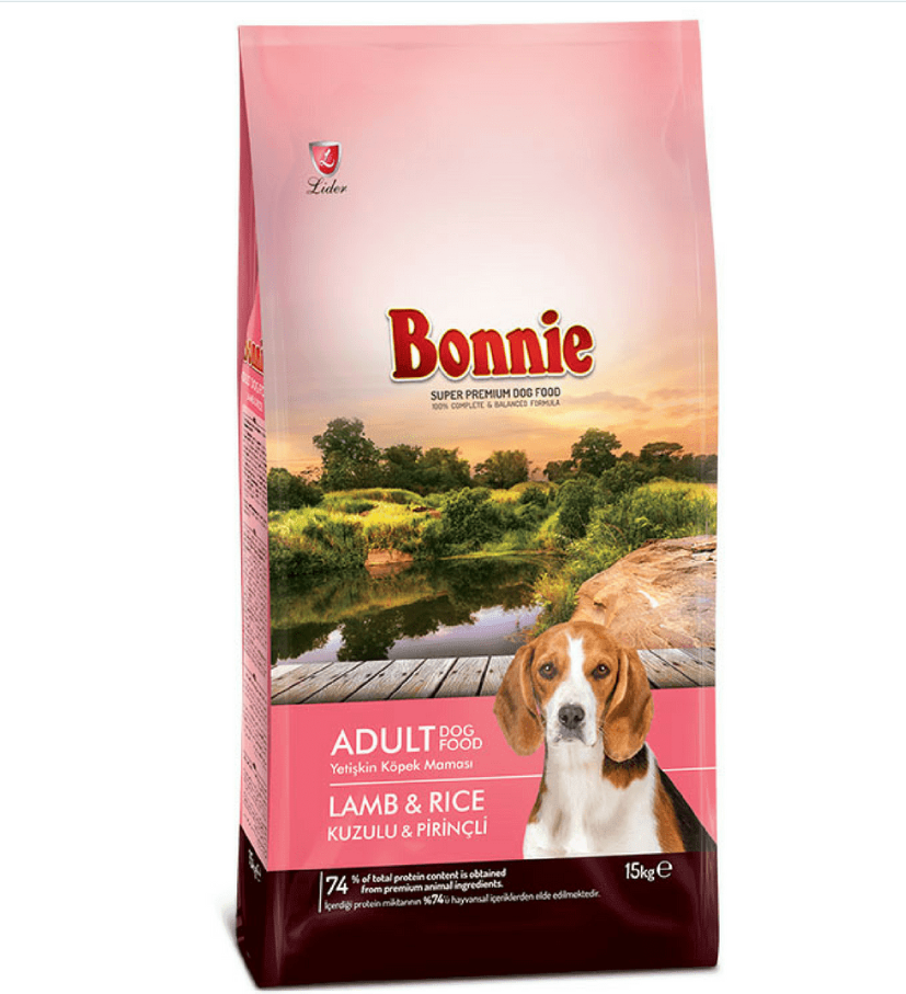 Bonnie Adult Dog Food – Lamb and Rice 15kg