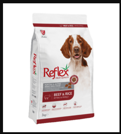 Reflex Hunting & Active Adult dog food Beef & Rice 3kg