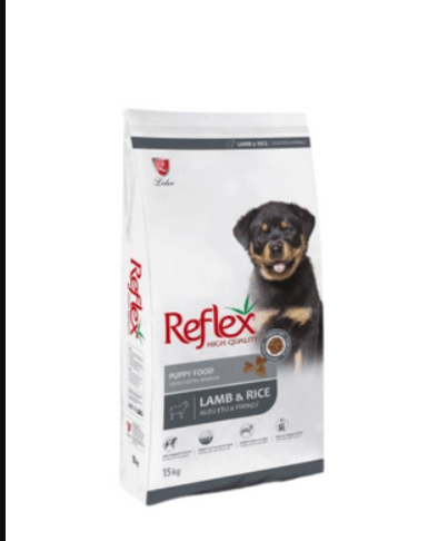 Reflex Premium Puppy Food – Lamb & Rice 15kg
